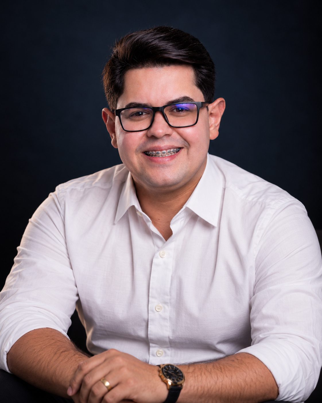 Retrato do Dr. Juan Henrique sorrindo